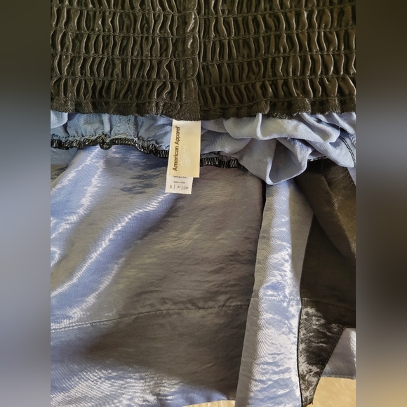 NWOT pearl shimmery American Apparel high waist shorts - Picture 4 of 7